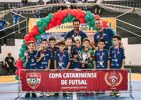 Confira o resultado dos jogos da 1ª fase da Copa Santa Catarina de Futsal  sub 8. - Elase